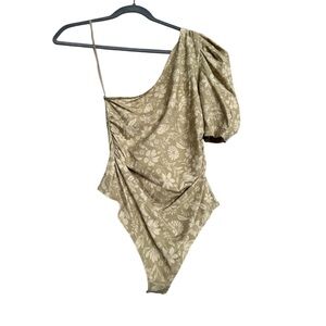 Floral One-Shoulder Bodysuit